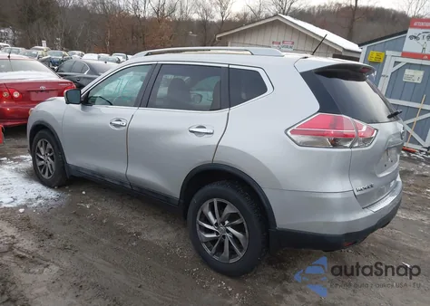 2015 Nissan Rogue Sl из США, поврежденный, VIN 5N1AT2MV3FC795352
